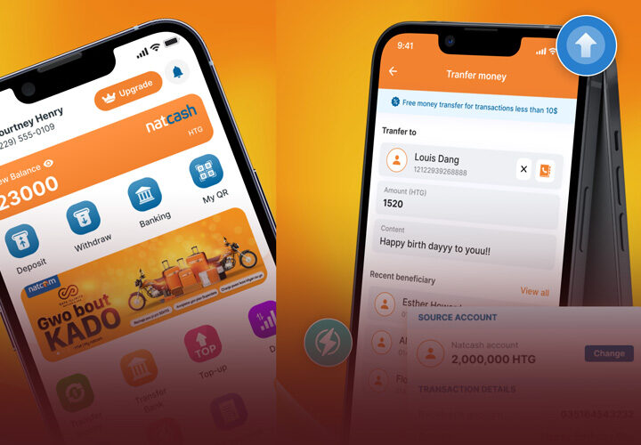 NatCash: une application flambant-neuve bien garnie