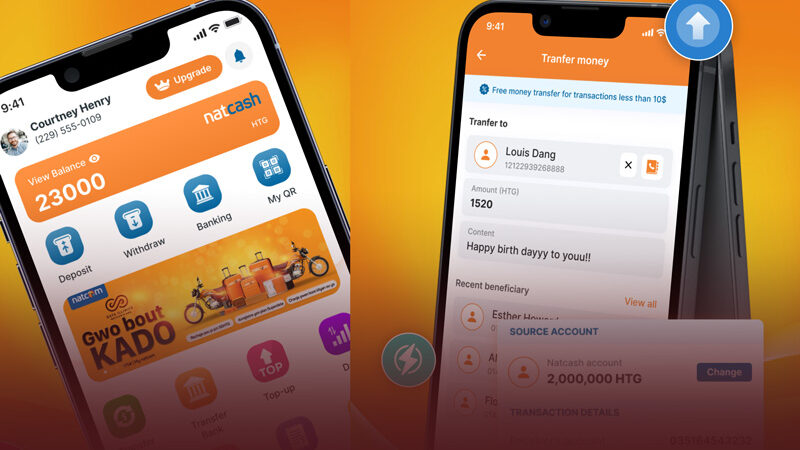 NatCash: une application flambant-neuve bien garnie
