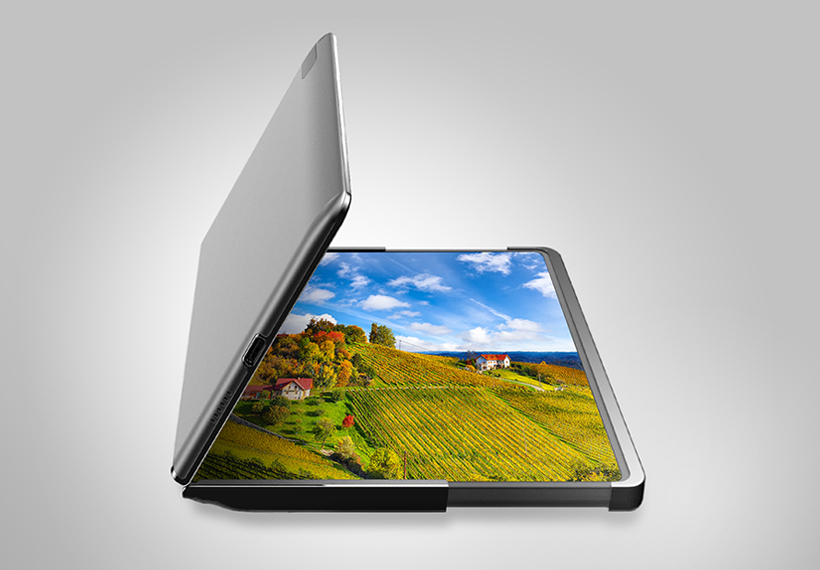 Samsung présente son écran futuriste, à la fois pliant et extensible